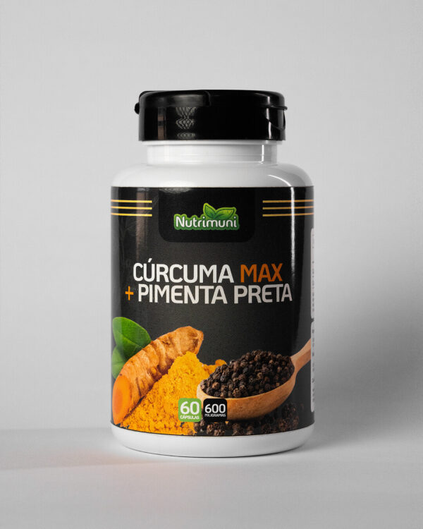 Cúrcuma Max & Pimenta Preta - 60 Cápsulas