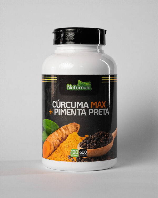 Cúrcuma Max & Pimenta Preta - 120 Cápsulas